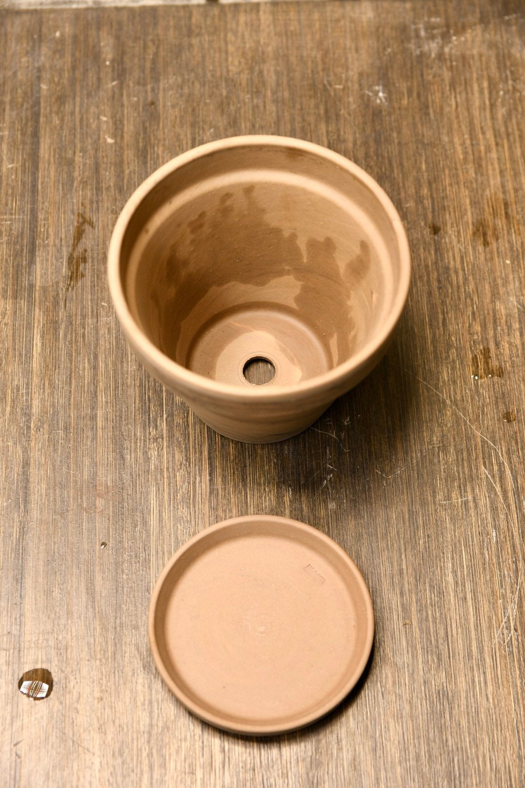 Terracotta Pot 4" with Saucer and Drainage