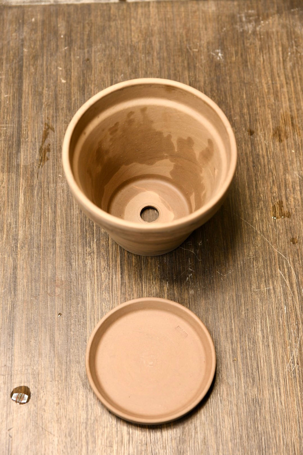 Terracotta Pot 4" with Saucer and Drainage